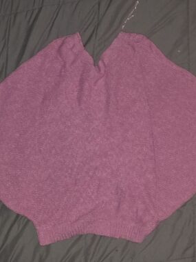 Ruby Moon Batwing Knit Sweater in Rose